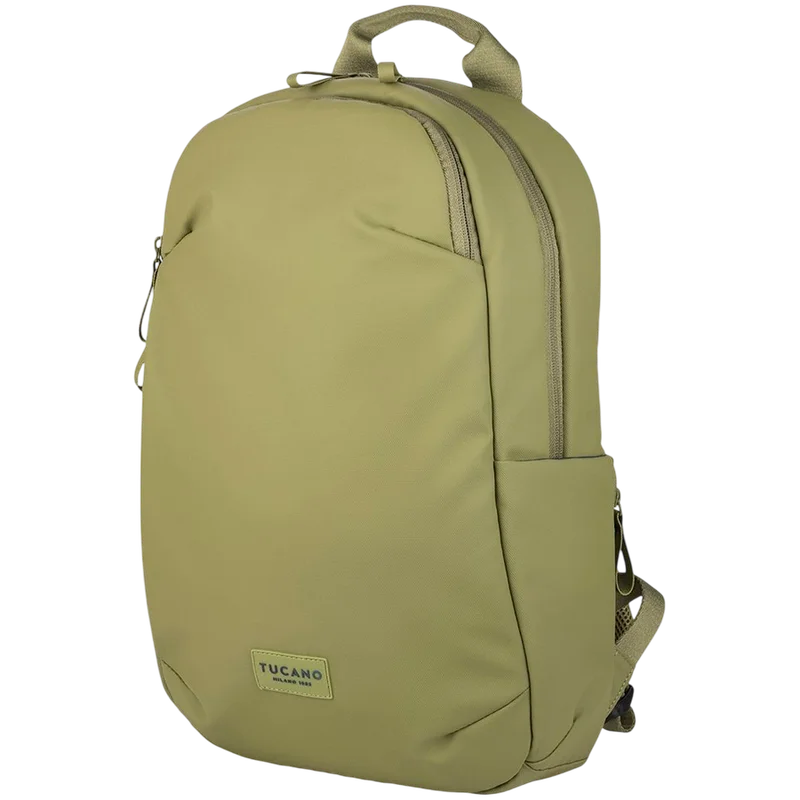 TUCANO LASER Backpack for Laptop 15.6 / MacBook Pro 16, water-resistant recycled fabric, Military Green
