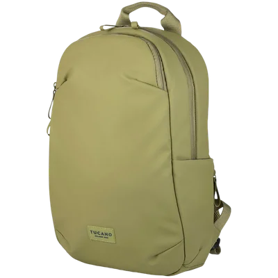 TUCANO LASER Backpack for Laptop 15.6 / MacBook Pro 16, water-resistant recycled fabric, Military Green