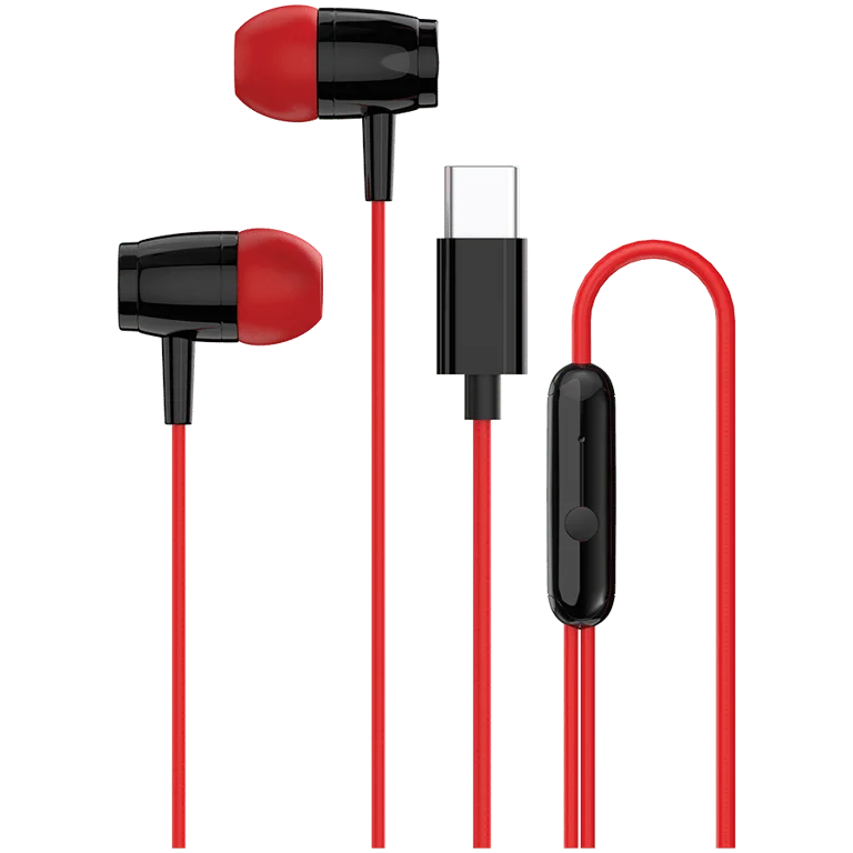CANYON headphones SEP-5 TYPE-C Red