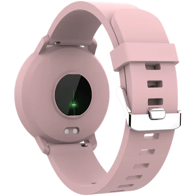 CANYON Lollypop SW-63, Smart watch, 1.3inches IPS full touch screen, Round watch, IP68 waterproof, multi-sport mode, BT5.0, compatibility with iOS and android, Pink, Host: 25.2*42.5*10.7mm, Strap: 20*250mm, 45g