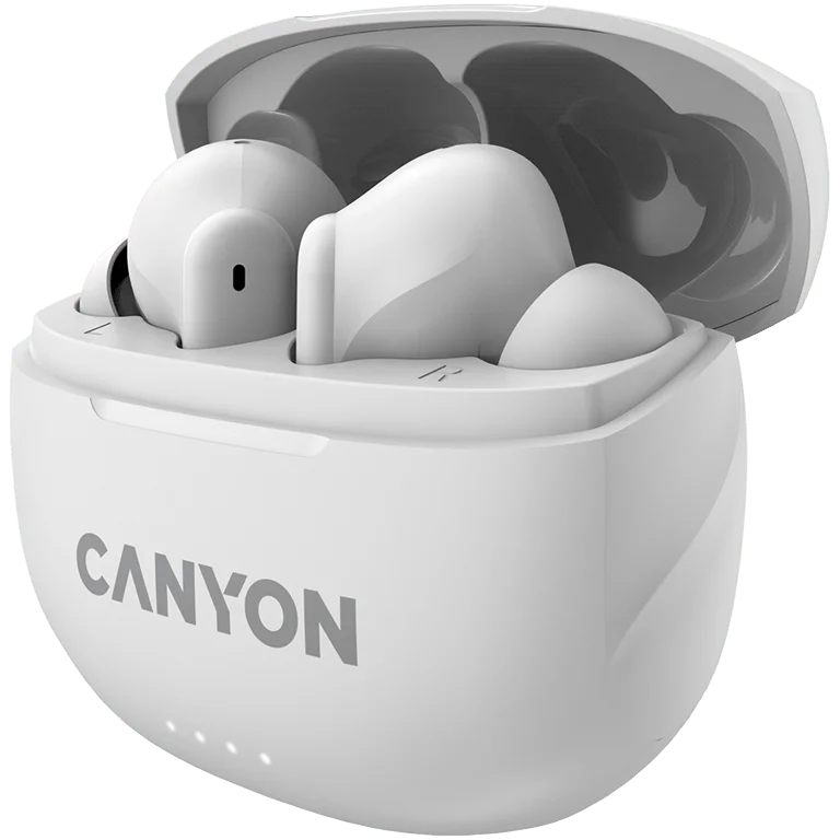Безжични слушалки CANYON – TWS-8, ENC, бели