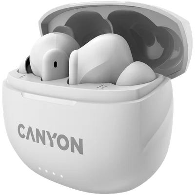 Безжични слушалки CANYON – TWS-8, ENC, бели