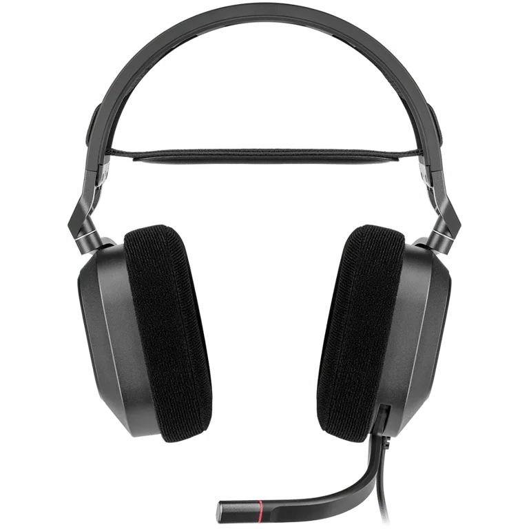 Геймърски слушалки CORSAIR HS80 RGB USB, Carbon
