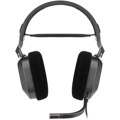 Геймърски слушалки CORSAIR HS80 RGB USB, Carbon