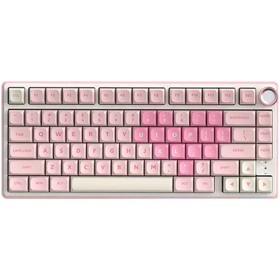 ROYAL KLUDGE R75 Pink Melody Gaming Keyboard Cream switch