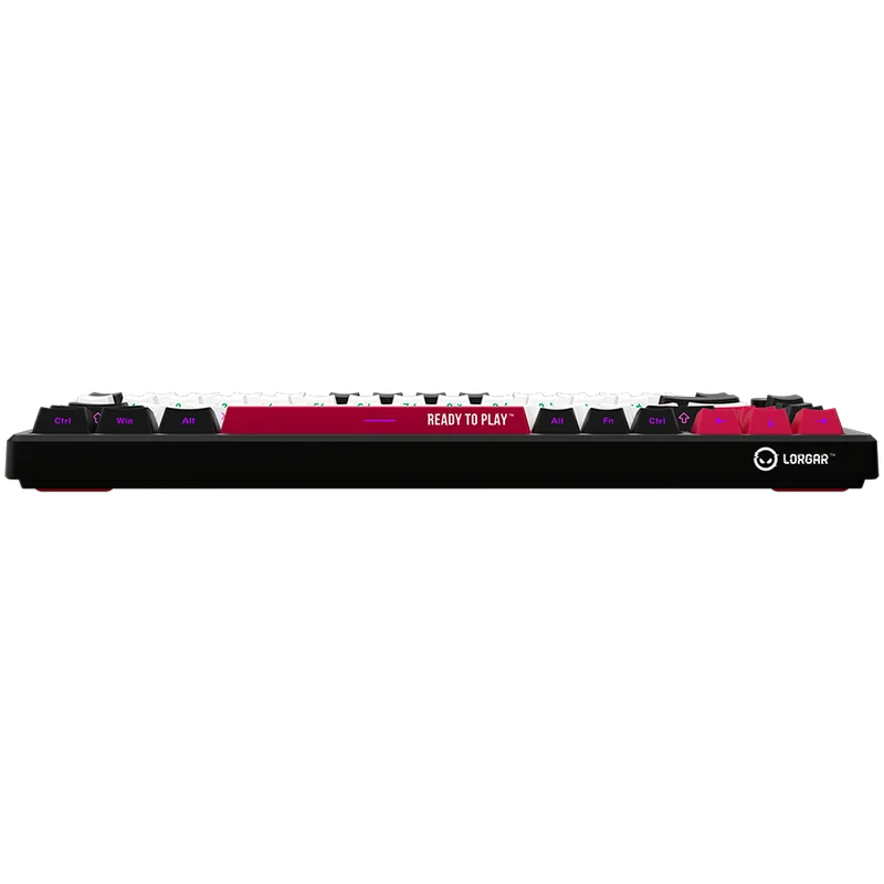 LORGAR KBP7075W, Wireless 75% Mechanical Gaming Keyboard Pro, Black/red, EN layout