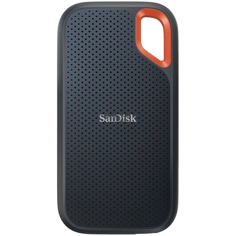 SANDISK Extreme 1TB Portable SSD - up to 1050MB/s Read and 1000MB/s Write Speeds, USB 3.2 Gen 2, 2-meter drop protection and IP55 resistance