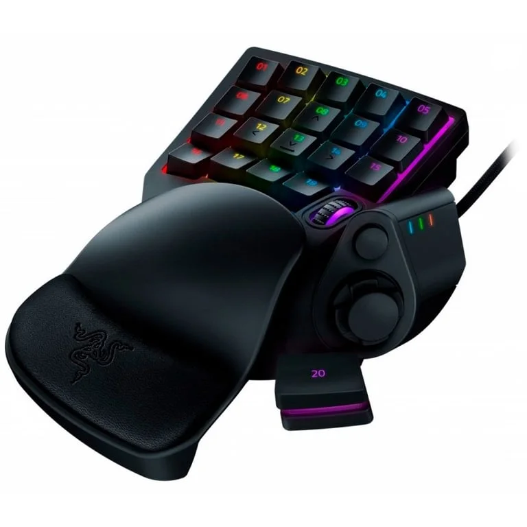 Гейминг клавиатура Razer Tartarus V2 Mecha-Membrane, 32 програмируеми клавиша, Razer Chroma, Ергономична подложка за длан