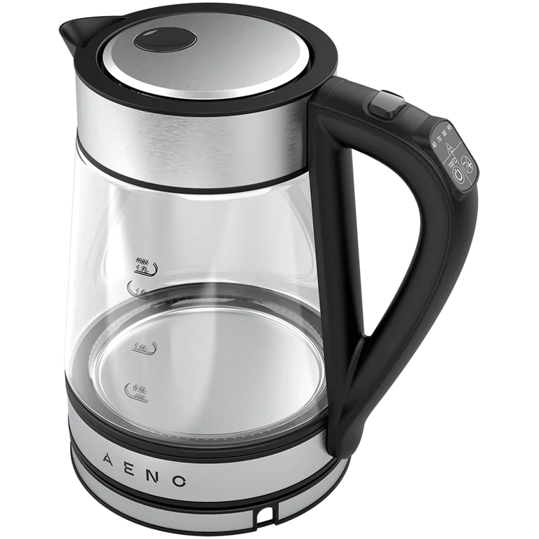 Електрическа кана AENO EK1S 1.7L 1850-2200W Wi-Fi стъклена, Strix, Черен