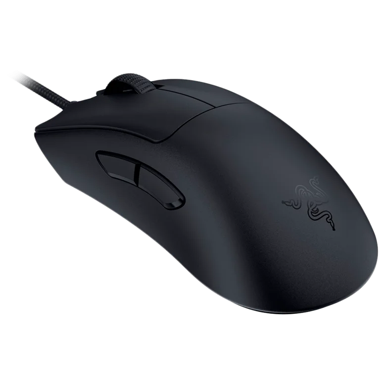 Гейминг мишка Razer DeathAdder V3 RZ01-04640100-R3M1, оптичен сензор Focus Pro 30K, 30000 DPI, 6 бутона, кабелна, черна