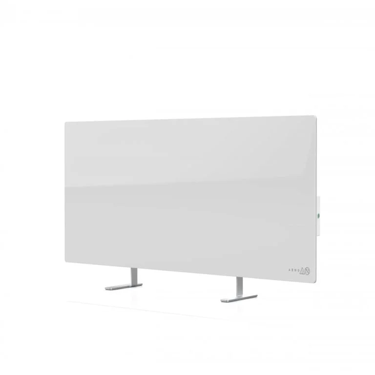 AENO Premium Eco Smart Heater, 700W, Tempered glass, Infrared+convection heating type, Plug type: Europe (E/F type), WHITE