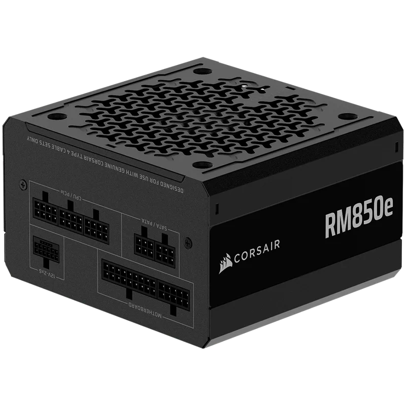 CORSAIR RM850e, 850 Watt, ATX 3.1, PCIe 5.1, Cybenetics GOLD Certified, Fully Modular