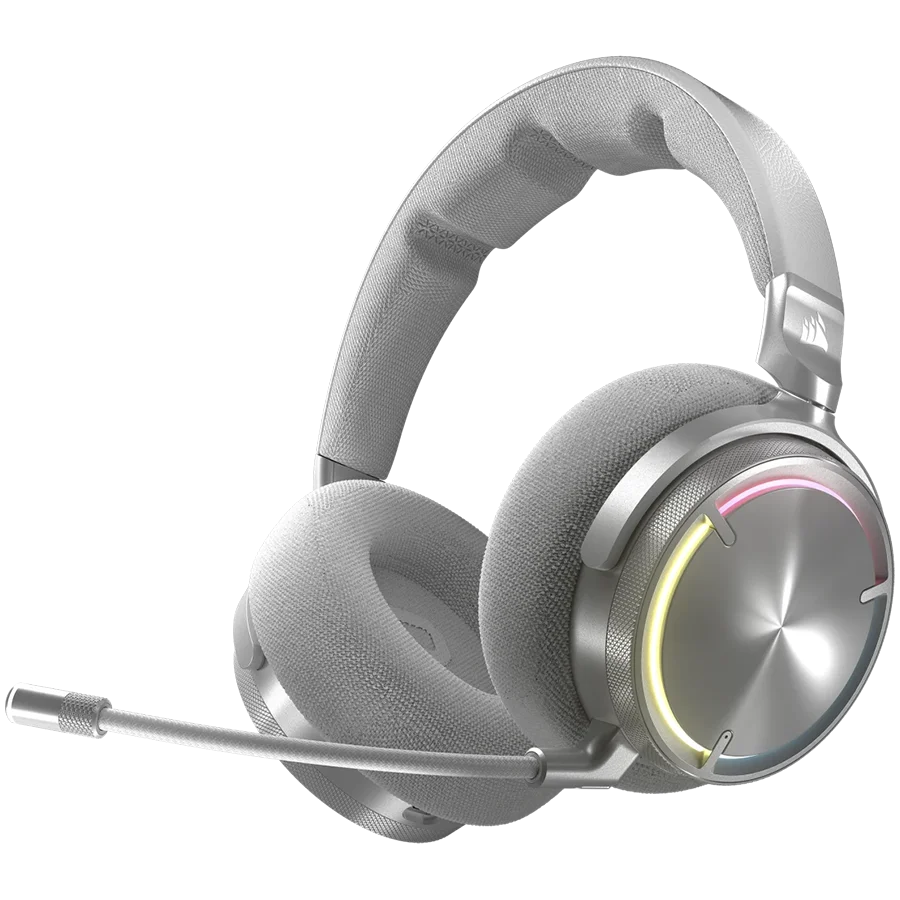 Гейминг слушалки CORSAIR – VIRTUOSO MAX WIRELESS, бели
