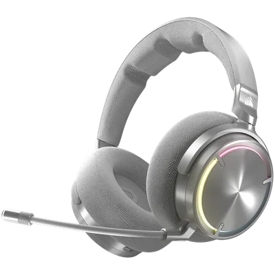 Гейминг слушалки CORSAIR – VIRTUOSO MAX WIRELESS, бели