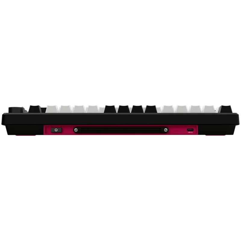 LORGAR KBP7075W, Wireless 75% Mechanical Gaming Keyboard Pro, Black/red, EN layout