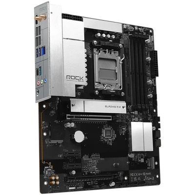 Дънна платка ASRock B850 Rock WiFi 7 ATX, Socket AM5, DDR5, PCIe 5.0, Wi-Fi 7, Bluetooth 5.4