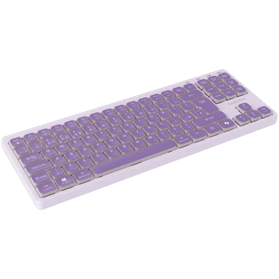 Клавиатура CANYON OnType 10 нископрофилна, механична, TKL, кабел, USB, лилава
