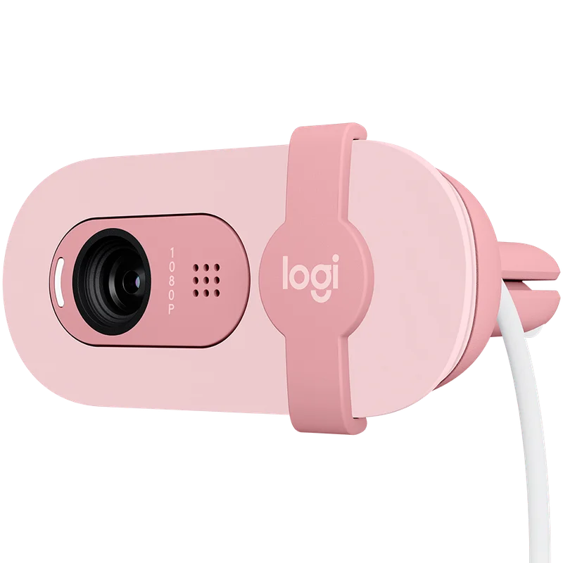 LOGITECH Brio 100 Full HD Webcam - ROSE - USB