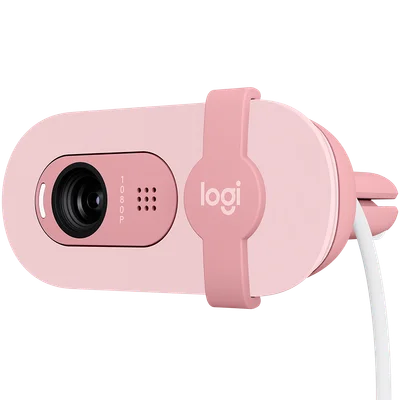 LOGITECH Brio 100 Full HD Webcam - ROSE - USB
