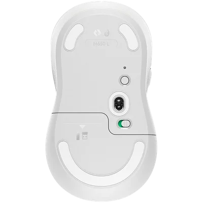 LOGITECH M650L Signature Bluetooth Mouse - OFF-WHITE