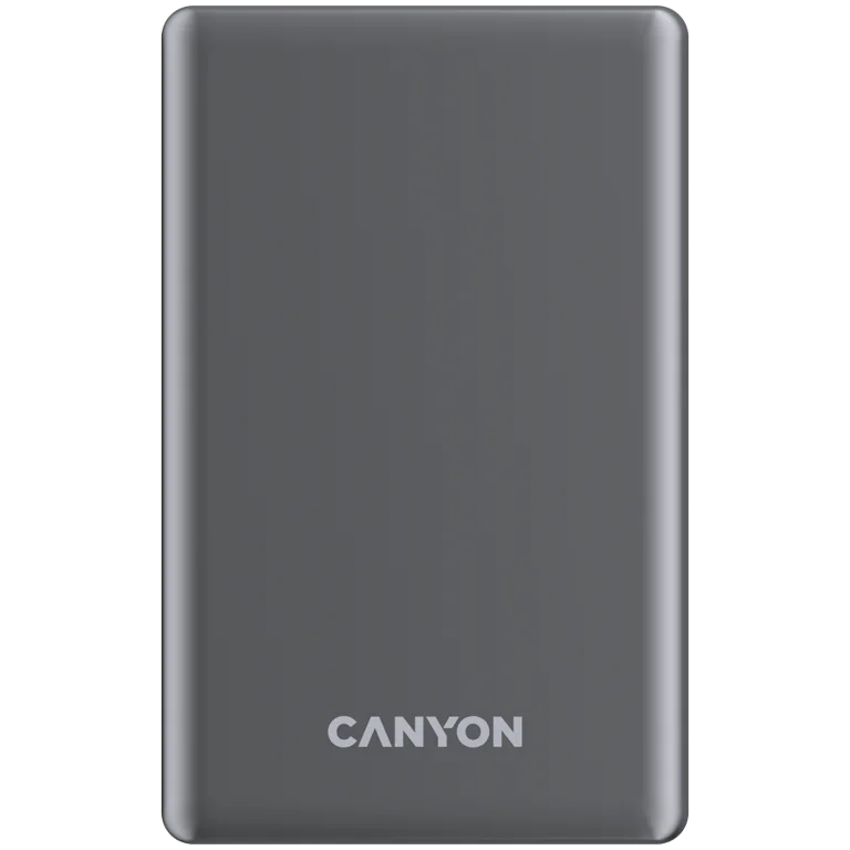 CANYON power bank OnPower 510 slim Magnetic 10000 mAh PD20W Dark Grey