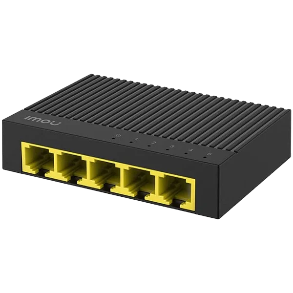 Мрежов суич IMOU – 5-портов, Gigabit, външен, десктоп/стенен монтаж