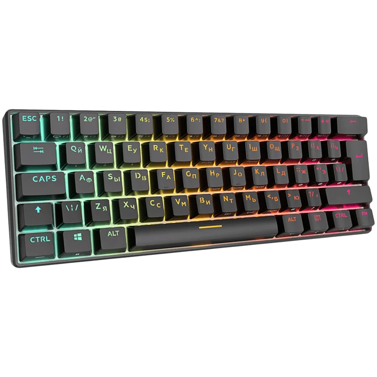 ROYAL KLUDGE RK61 Black Gaming Keyboard Red switch