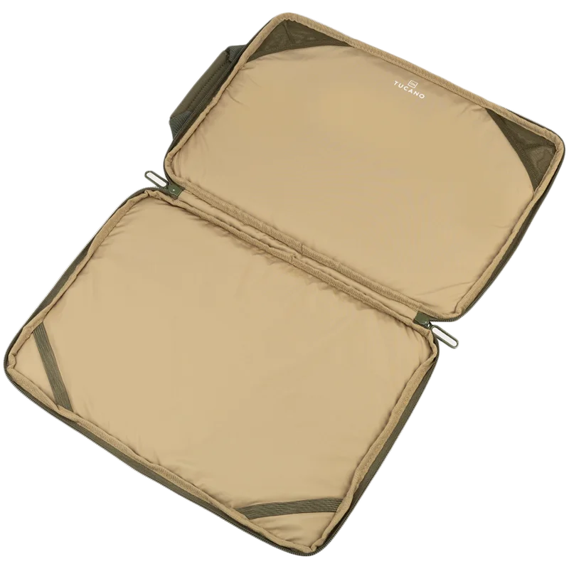 TUCANO SANDY Sleeve for Laptop 14 / Laptop 13, Military Green