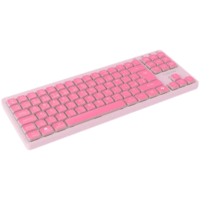 Клавиатура CANYON OnType 10 Low Profile механична, TKL, USB, розова