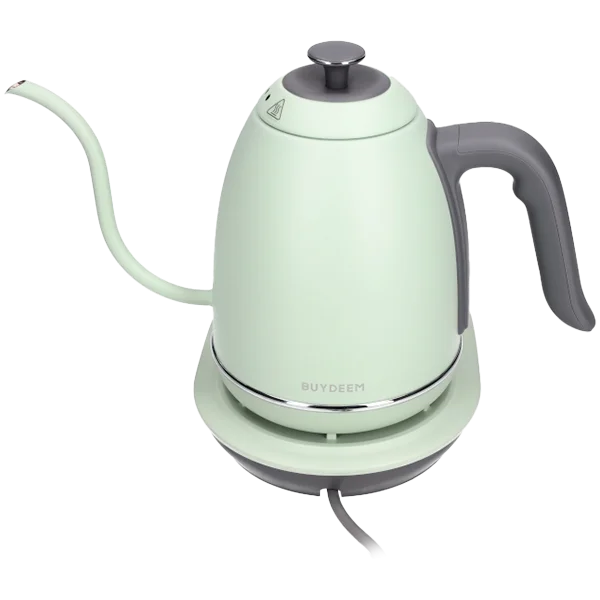 BUYDEEM Electric Gooseneck Coffee Kettle, model K821, color Cozy Greenish EU