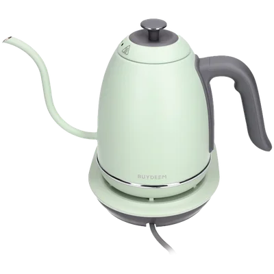 BUYDEEM Electric Gooseneck Coffee Kettle, model K821, color Cozy Greenish EU