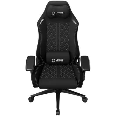 LORGAR CHA41, Ergonomic Gaming Chair Advanced, premium anti-stain fabric, Black/white