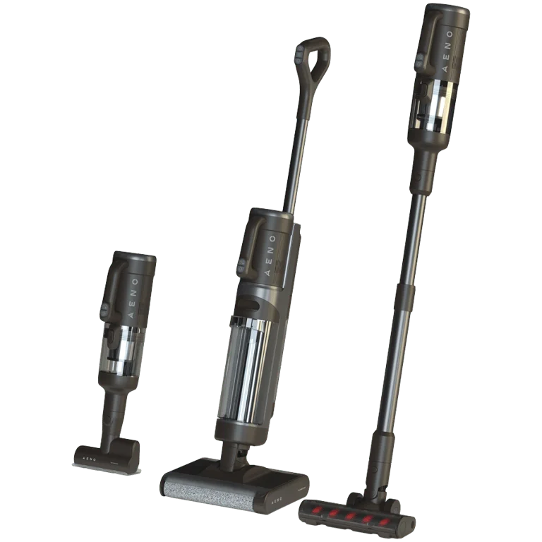Aeno Cordless Transformer Vacuum Cleaner, Wet and Dry cleaning, 200W, 4000mAh; 14kPa; 21,6V, 2 rollers, autocleaning and drying