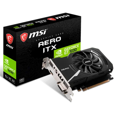 Видео карта MSI GeForce GT 1030 AERO ITX 2GD4 OC 2GB DDR4
