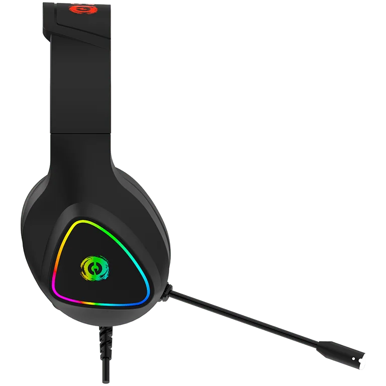 Гейминг слушалки CANYON – Shadder GH-6, 50mm драйвери, RGB подсветка, черни