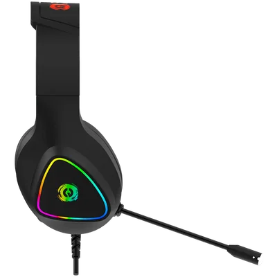 Гейминг слушалки CANYON – Shadder GH-6, 50mm драйвери, RGB подсветка, черни