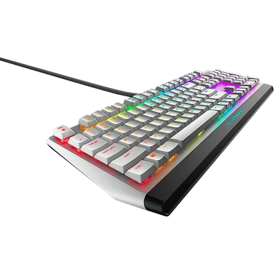Гейминг клавиатура Alienware AW510K Low-profile RGB механична, бял