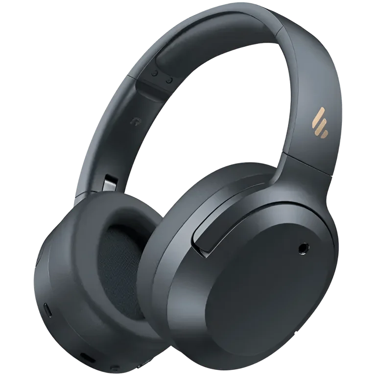 Слушалки Edifier W820NB Plus Bluetooth, 40mm драйвери, ANC, Hi-Res Audio, до 88ч, USB-C, Тъмно сиви