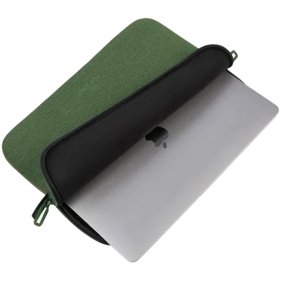 TUCANO MELANGE Sleeve for MacBook Air 15 (2023) / MacBook Pro 15 (2016-2019) / Laptop 14 / Laptop 13, Green