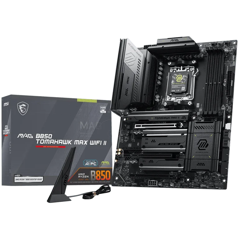 Дънна платка MSI MAG B850 TOMAHAWK MAX WIFI II ATX Socket AM5 DDR5
