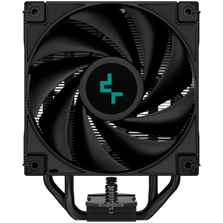 DeepCool AK400 ZERO DARK PLUS, CPU Air Cooler, 2x120mm FDB PWM Fan, Core Touch Technology 2.0, 4 Heatpipes, LGA1851/1700/1200/115x, AMD AM5/AM4, 127x123x155 mm(LxWxH), 3Y, R-AK400-BKNNMD-G-1