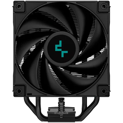DeepCool AK400 ZERO DARK PLUS, CPU Air Cooler, 2x120mm FDB PWM Fan, Core Touch Technology 2.0, 4 Heatpipes, LGA1851/1700/1200/115x, AMD AM5/AM4, 127x123x155 mm(LxWxH), 3Y, R-AK400-BKNNMD-G-1