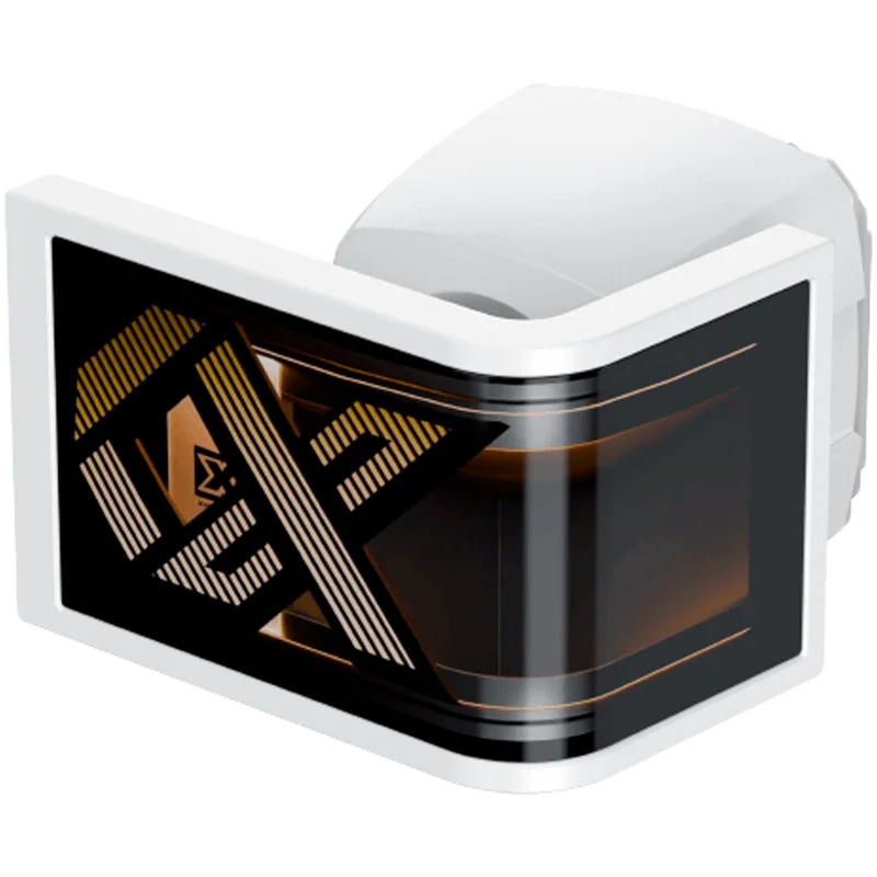 Охладител XIGMATEK Connect Ultra 360 Arctic EN48388, течно охлаждане, бял, Curved OLED помпа, ARGB PWM вентилатори