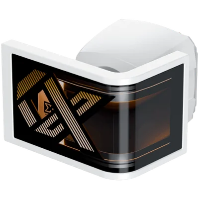 Охладител XIGMATEK Connect Ultra 360 Arctic EN48388, течно охлаждане, бял, Curved OLED помпа, ARGB PWM вентилатори