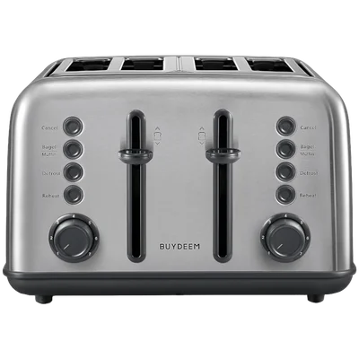 BUYDEEM 4 Slice Toaster, model DT640E, color Stainless Stell, EU