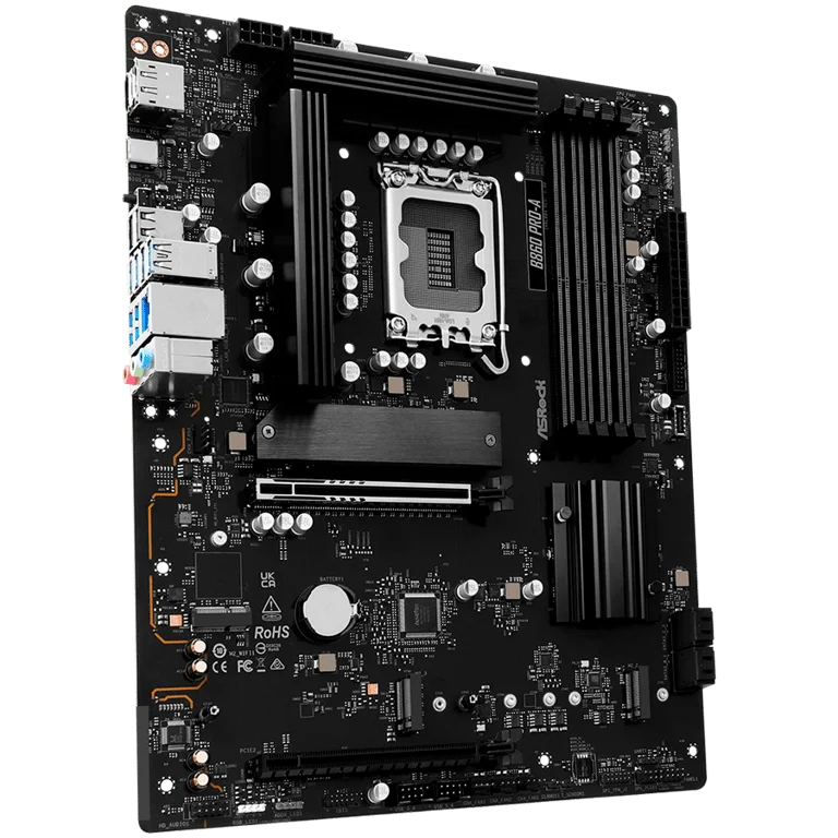 Дънна платка ASROCK B860 PRO-A 90-MXBRN0-A0UAYZ, Socket 1851, ATX, DDR5, PCIe 5.0 x16, 2.5Gb LAN