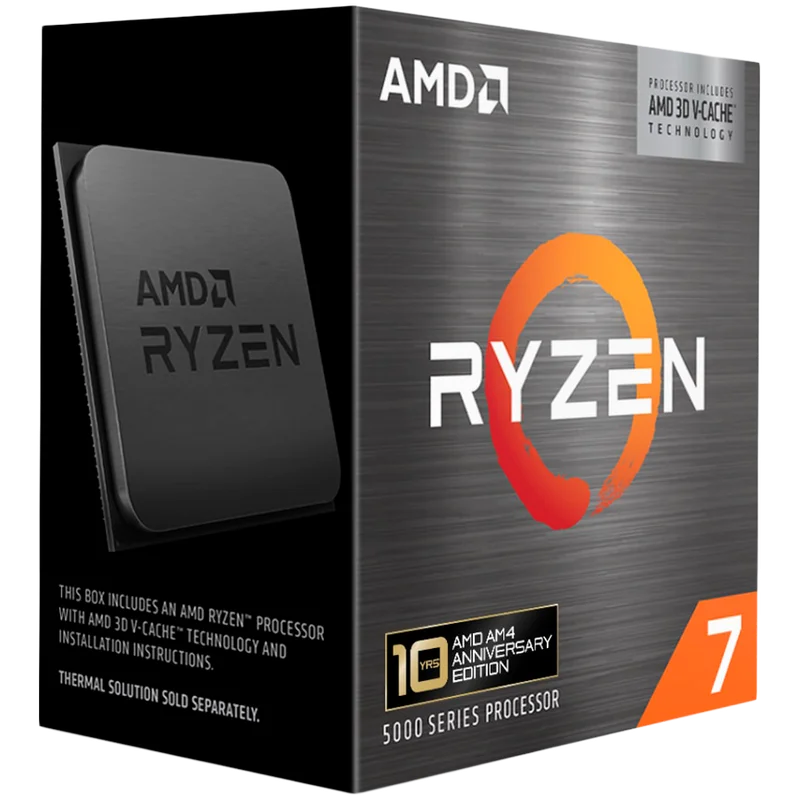 Процесор AMD Ryzen 7 5800X3D 8-ядрен 4.5GHz 100MB AM4