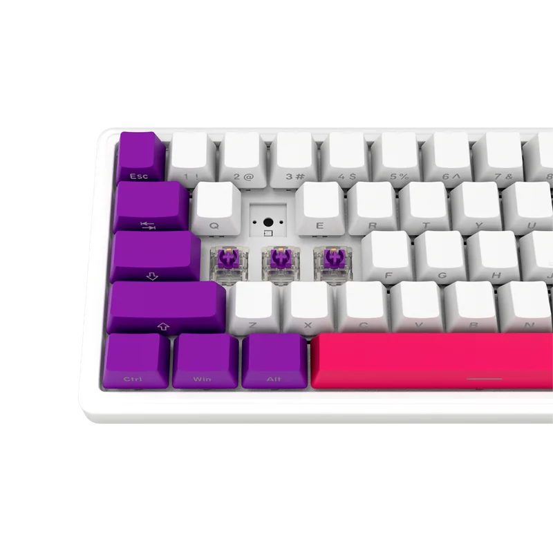 LORGAR KBP70MW, Wireless 65% Mechanical Gaming Keyboard Pro, White, EN layout