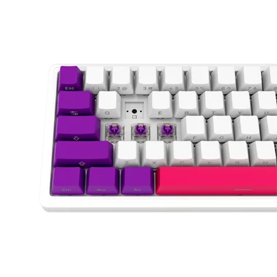 LORGAR KBP70MW, Wireless 65% Mechanical Gaming Keyboard Pro, White, EN layout