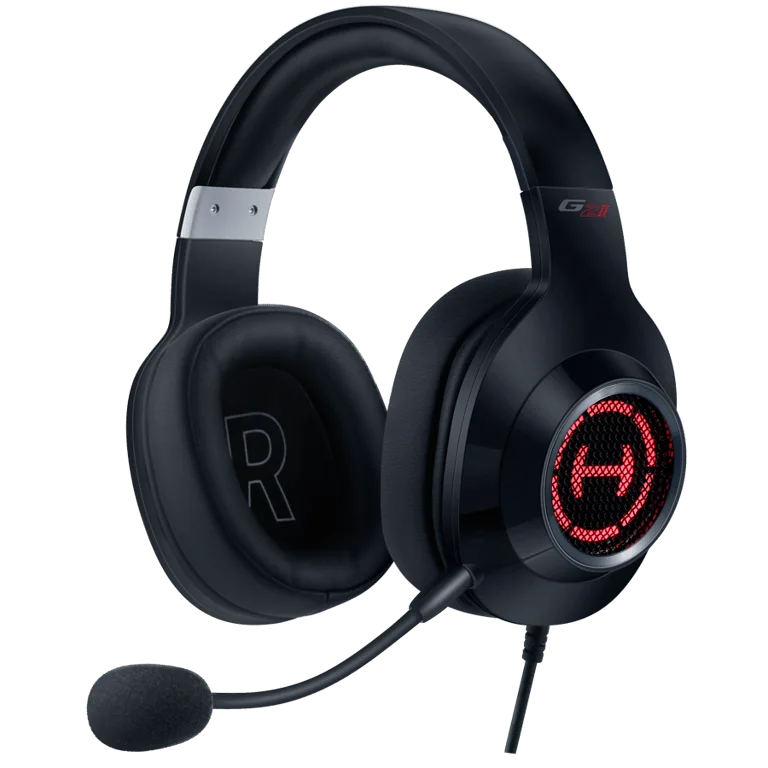 Слушалки Edifier – G2 II, USB, 50mm говорители, Virtual 7.1 Surround, RGB осветление, микрофон с шумопотискане, черни